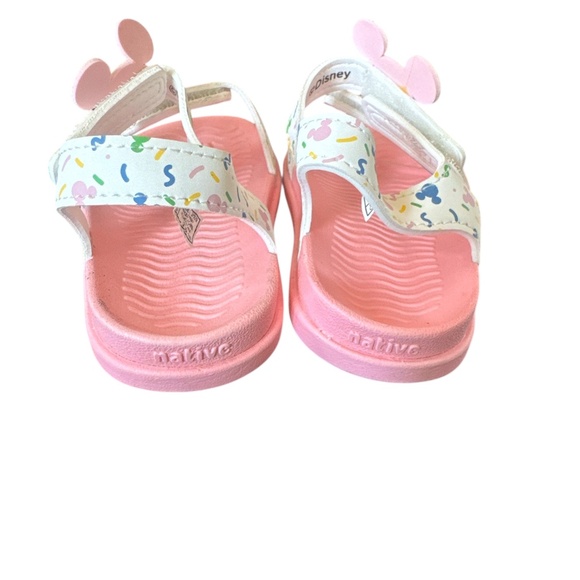 Native‎ X Disney Charley Sandals Toddler/Kids Girls Toddler Size 5 C Pink Mouse - Picture 4 of 7